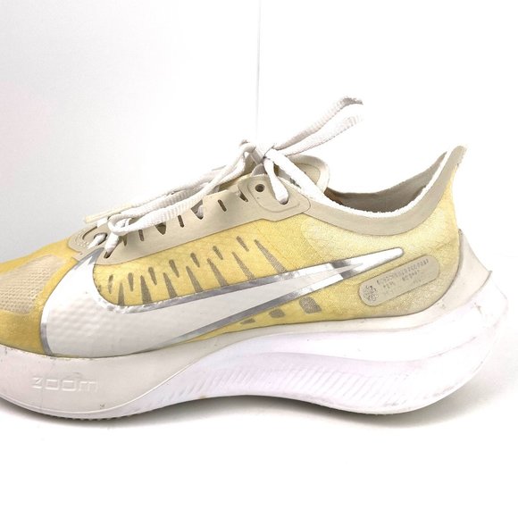 Nike Zoom Gravity Platinum Metallic Yellow Running Shoes BQ3203-001 Size 7 - Picture 10 of 11